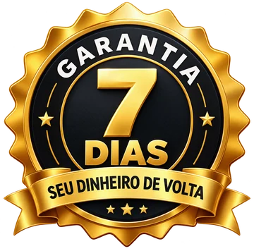 Garantia de 7 dias: seu dinheiro de volta